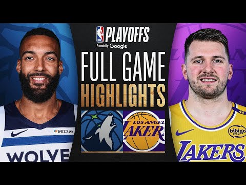 #6 TIMBERWOLVES at #3 LAKERS | FULL GAME 5 HIGHLIGHTS | April 30, 2025 img